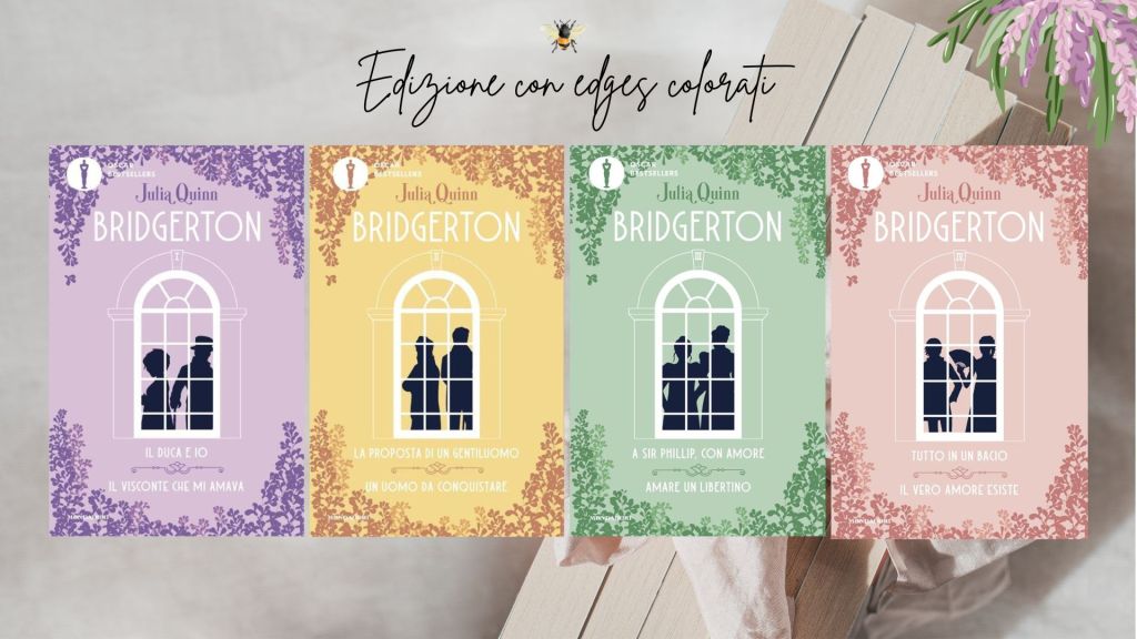 edizione cofanetto bridgerton con sprayed edges